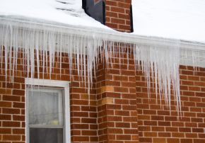 Ice Dam on Roof